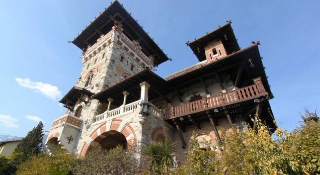 Historic castle on Lake Como