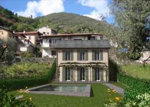 Construction project on Lake Como