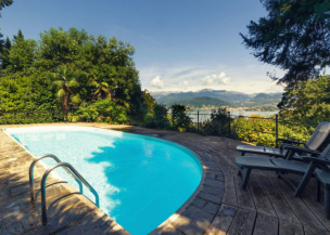 Elegant Apartment for Sale in Stresa with Guest House and Pool