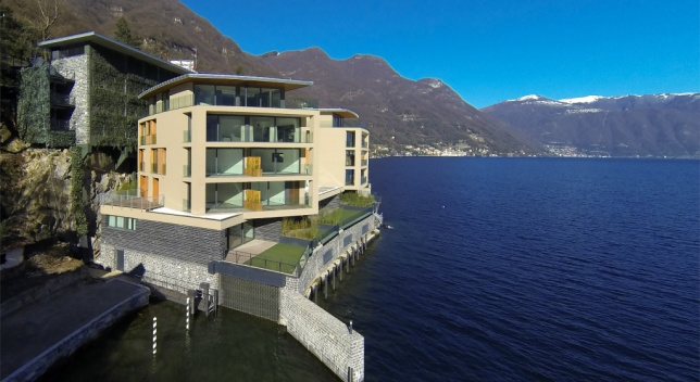 Modern complex in Laglio