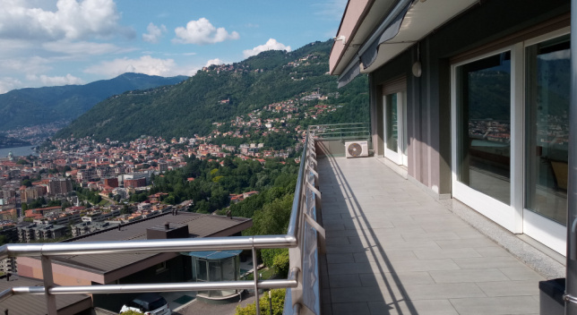 Penthouse with lake view